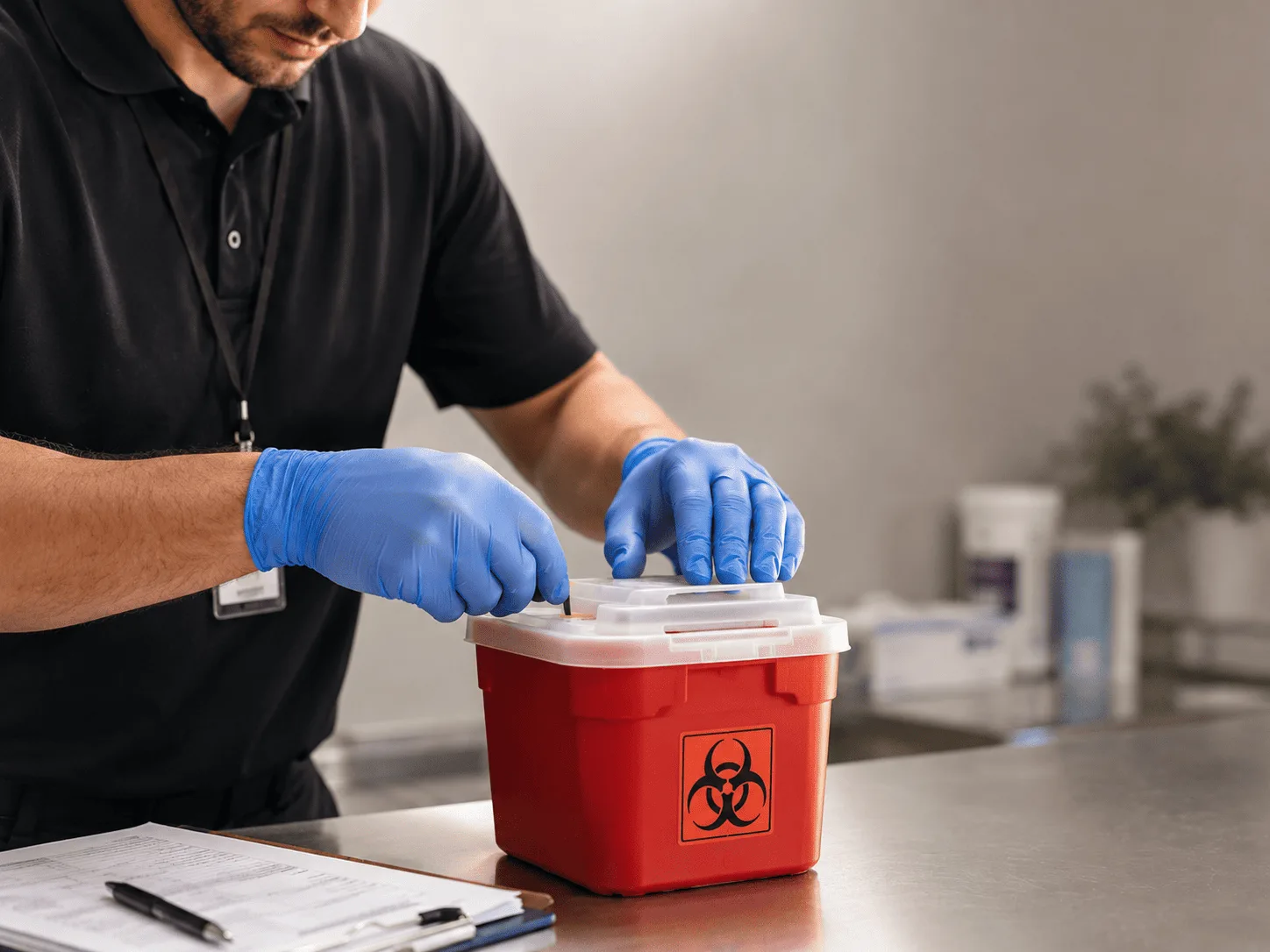 Why choose Sharps Waste Disposal in Rivervale, AR
